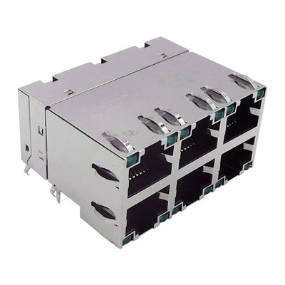 C850-2G3R-54 by Bel Fuse Inc. - CONNECTOR JACK 6PORT 1000 BASE-T PCB