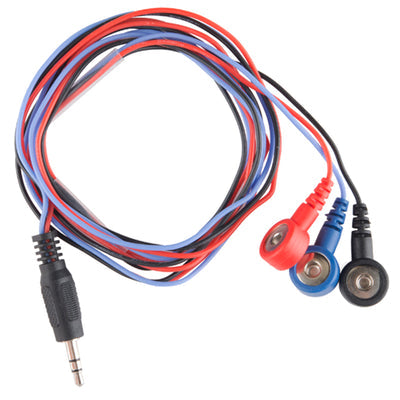 CAB-12970 by SparkFun Electronics - SENSOR CABLE - ELECTRODE PADS (3
