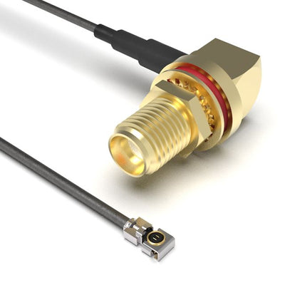 CAB425RF-0200-A-1 by GradConn - CABLE ASSY SMA-MHF4L LK 7.874