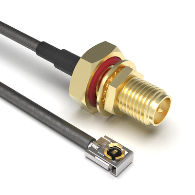 CABLE 377 RF-200-A-1 by GradConn - CABLE ASSY MHF1 LK-RP SMA 7.874