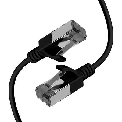 CAT801RD-BK by Nanosecond - SUPER SLIM CAT8, RJ45, ETHERNET,