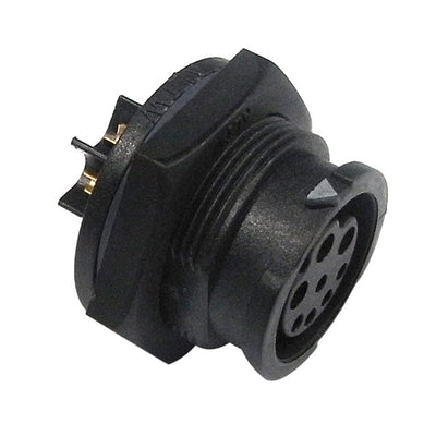 CBD-08PMFS-QC8001 by Amphenol LTW - CONNECTOR RECPT FMALE 8P GOLD SLDR CUP