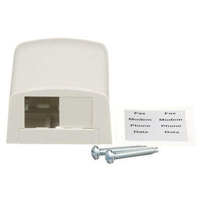 CBX2IW-AY by Panduit Corp - MINI-COM SURFACE MOUNT BOX ACCE