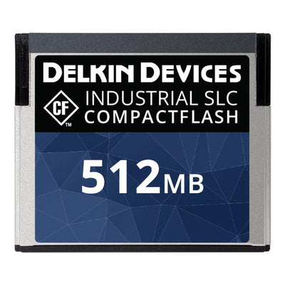 CE51TQMF3-X1000-D by Delkin Devices, Inc. - 512MB SLC COMPACT FLASH CARD I-T