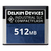 CE51TQMF3-F1000-D by Delkin Devices, Inc. - 512MB SLC COMPACT FLASH CARD I-T