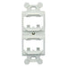 CF1064WHY by Panduit Corp - MINI COM DUPLEX ADAPTER, MOUNTS