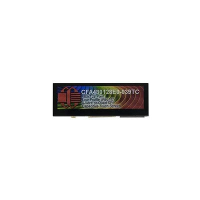 CFA480128E0039TC by Crystalfontz - 3.9"" EVE FT811 CAP TOUCH BAR TFT
