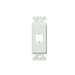 CFG1WH by Panduit Corp - GFCI FRAME, 1 PORT, WHITE
