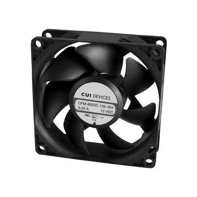 CFM-8025C-125-290-22 by CUI Devices - FAN AXIAL 80X25MM 12VDC WIRE