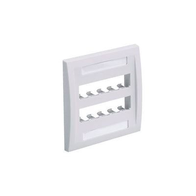 CFPE10EI-2GY by Panduit Corp - FACEPLATE, 10 PORT, DOUBLE GANG,
