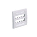 CFPE10IW-2GY by Panduit Corp - FACEPLATE, 10 PORT, DOUBLE GANG,