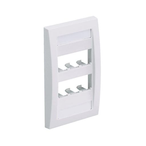 CFPH2IW by Panduit Corp - FACEPLATE, 2 PORT, SINGLE GANG,