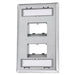 CFPSL4S by Panduit Corp - FACEPLATE, 4 PORT, SINGLE GANG S