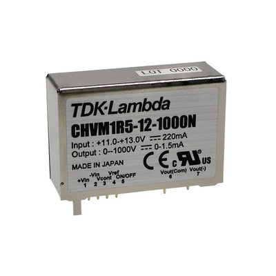 CHVM1R5-12-1500N by TDK-Lambda Americas Inc - DC DC CONVERTER -1500V 1.5W