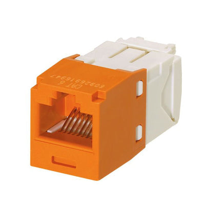 CJ688TGOR by Panduit Corp - MINI-COM MODULE, CAT 6, UTP, 8 P