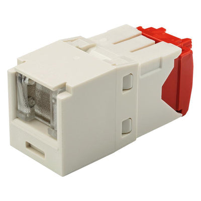 CJH5E88TGIW by Panduit Corp - CAT 5E SPRING SHUTTERED JACK, TG