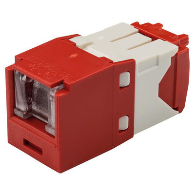 CJH5E88TGRD by Panduit Corp - CAT 5E SPRING SHUTTERED JACK, TG
