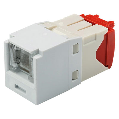 CJH5E88TGWH by Panduit Corp - CAT 5E SPRING SHUTTERED JACK, TG