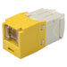 CJH688TGYL by Panduit Corp - CAT6 SPRING SHUTTERED JACK, TG S