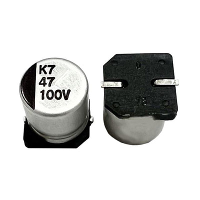 CK063M101G10PE50V00A by Suscon - ALUMIN CAP 100UF 20% 63V SMD