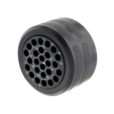CL114102 by Souriau-Sunbank by Eaton - CONNECTOR BACKNUT 4 BLACK