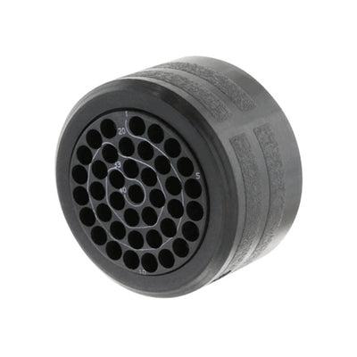 CL114201 by Souriau-Sunbank by Eaton - CONNECTOR BACKNUT 4 BLACK
