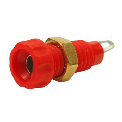 CL1452 by CLIFF Electronic Components Ltd - 4MM PANEL SKT S14 RED + NUT