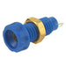 CL1456 by CLIFF Electronic Components Ltd - 4MM PANEL SKT S14 BLUE + NUT