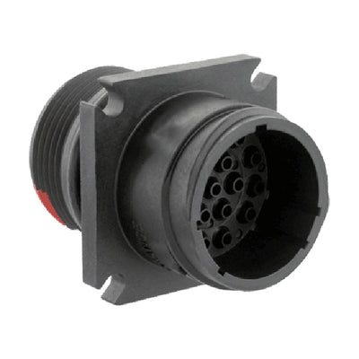 CL1M3100 by Souriau-Sunbank by Eaton - CONNECTOR RECPT HSNG MALE 18POS PNL MT