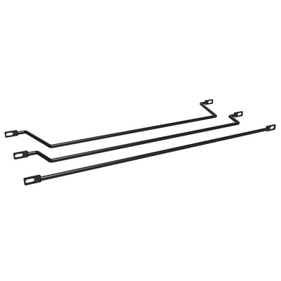 CLB192BK by Hammond Manufacturing - BAR LACING RACK CABLES OFFSET