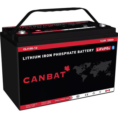 CLI100-12 by Canbat Technologies Inc. - 12V 100AH LITHIUM BATTERY (LIFEP