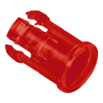 CLR_301_RTP by Visual Communications Company - VCC - LENS RED PANEL MOUNT SNAP-IN