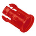 CLR_301_RTP by Visual Communications Company - VCC - LENS RED PANEL MOUNT SNAP-IN