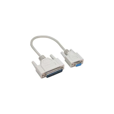 CM-180220BSTK by Cablemax - 1Ft DB9-F/DB25-M Serial Cable