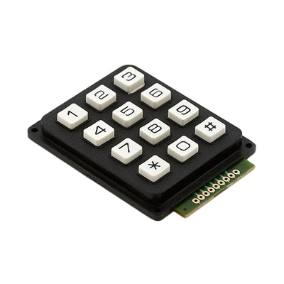 COM-08653 by SparkFun Electronics - SWITCH KEYPAD 12 KEY NON-ILLUM