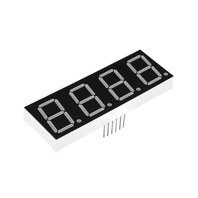 COM-11406 by SparkFun Electronics - DISPLAY LED 7-SEG 0.8"" QUAD YLW