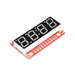 COM-11441 by SparkFun Electronics - ADDRESS LED 7 SEG I2C RED