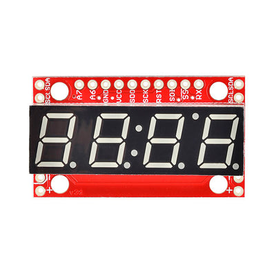 COM-11442 by SparkFun Electronics - ADDRESS LED 7 SEG I2C BLUE