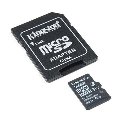 COM-14832 by SparkFun Electronics - MEM CARD MICROSD 32GB CLASS 10