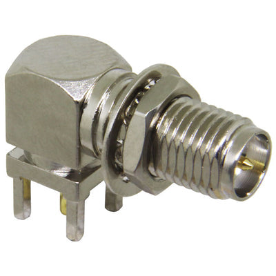 CONREVSMA002-L by Linx Technologies Inc. - CONNECTOR RP-SMA RCPT R/A 50 OHM PCB