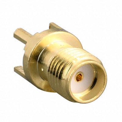 CONSMA001-C-G by Linx Technologies Inc. - CONNECTOR SMA FML THROUGH MNT STR