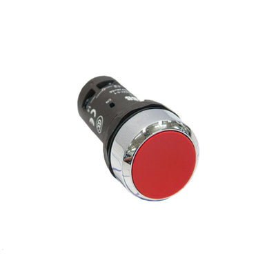 CP130R-10 by ABB Control - PUSHBUTTON, MOM, RED FLUSH, 1NO,