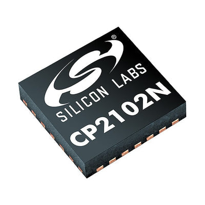 CP2102N-A02-GQFN28R by Silicon Labs - IC USB TO UART BRIDGE QFN28