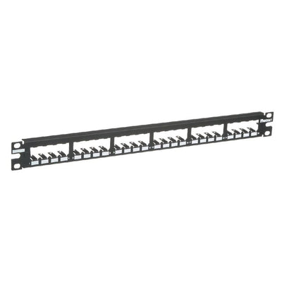 CP24BLY by Panduit Corp - PATCH PANEL 24 PORT BLACK
