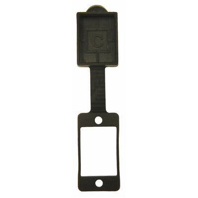 CP299832 by CLIFF Electronic Components Ltd - SLIM FLAT GASKET CAP KIT BLACK