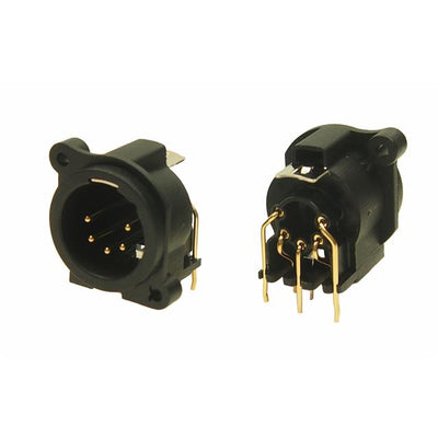 CP300255 by CLIFF Electronic Components Ltd - 5XNACM/PC90 5 PIN MALE PC XLR