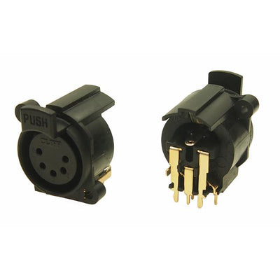 CP300405 by CLIFF Electronic Components Ltd - 5XNACF/PC90/L 5PIN PC XLR/WLAT