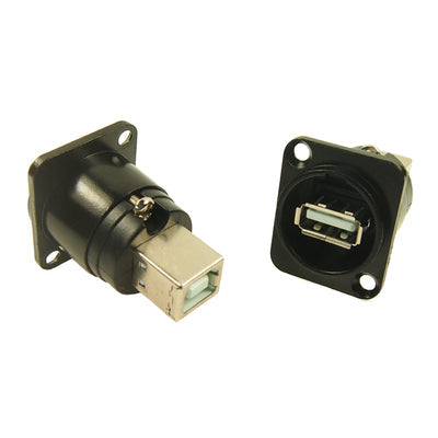 CP30114 by CLIFF Electronic Components Ltd - XLR USB A - USB B BLACK METAL