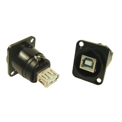 CP30115 by CLIFF Electronic Components Ltd - XLR USB B - USB A BLACK METAL