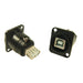 CP30115 by CLIFF Electronic Components Ltd - XLR USB B - USB A BLACK METAL